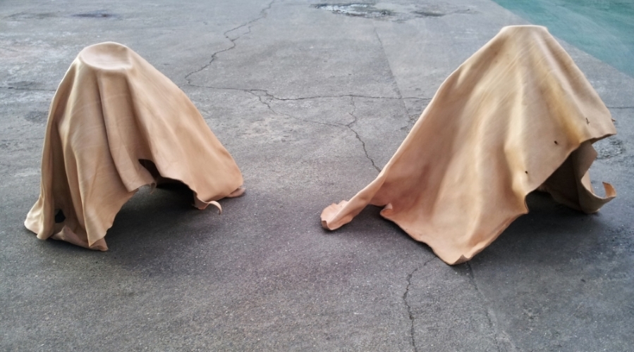 Gas cylinder moulds, 2013 | Jessica Akerman and Morven Mulgrew